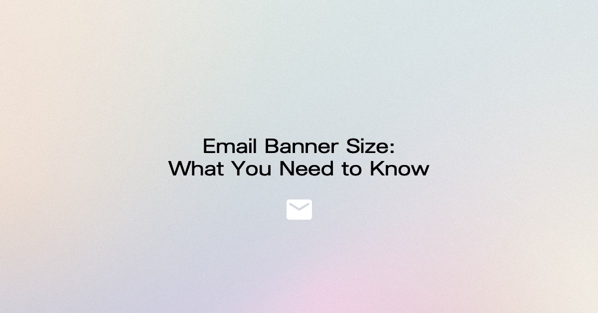 email banner size