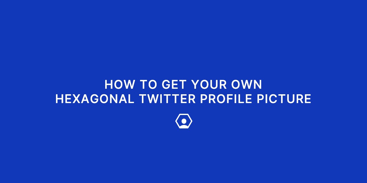 hexagonal twitter profile picture