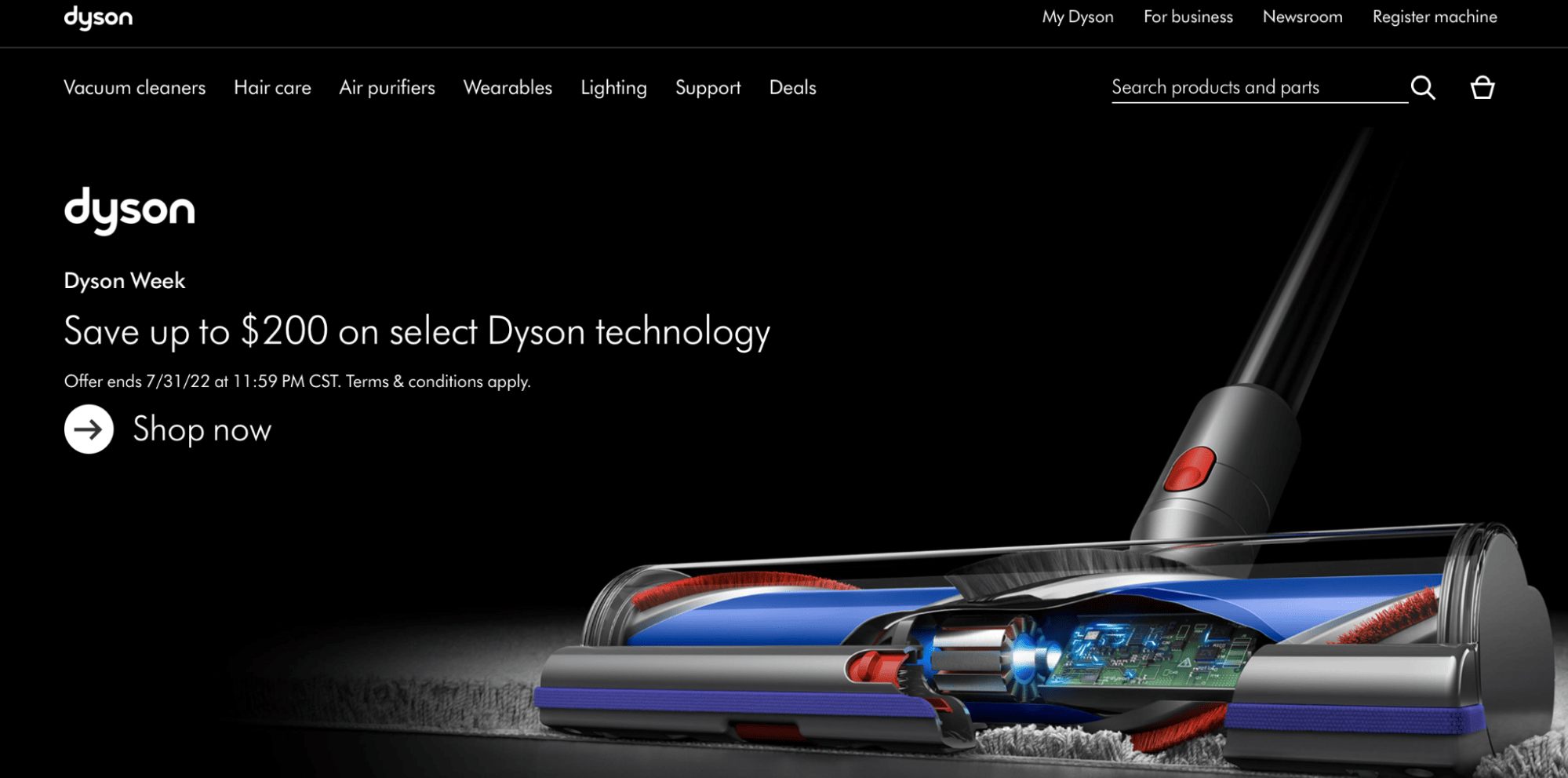 dyson branding example