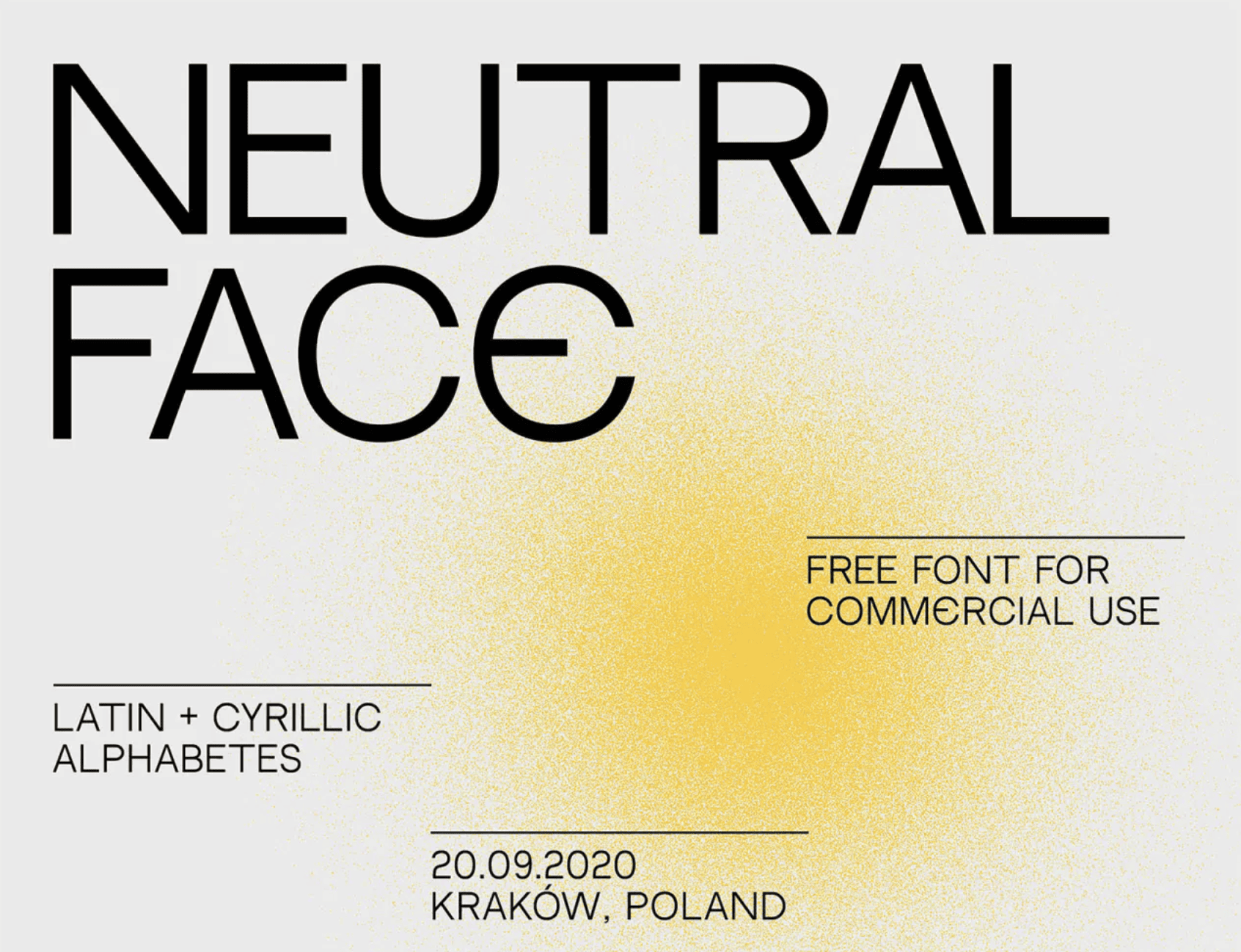 neutral face free font